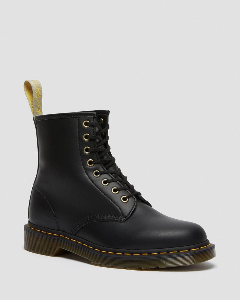 Dr Martens Vegan 1460 Felix Snørestøvler Dame Sort | DK 221MQZ